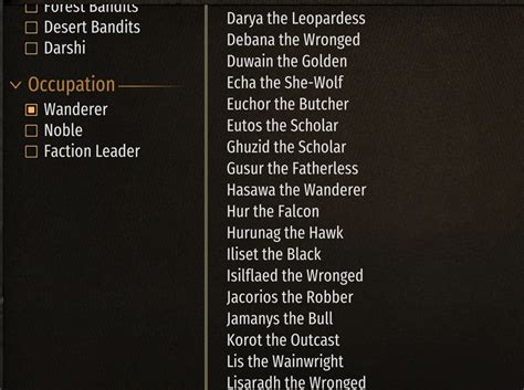 bannerlord wanderers|Steam Community :: Guide :: Companions / Wanderers stat list..